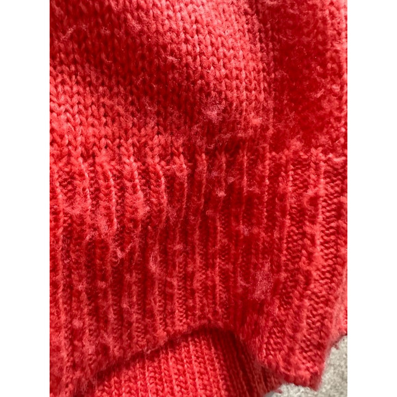 Wooden Ships Paola Buendia Orange Salmon Pullover Sweater Wool Mohair XS/S - Picture 8 of 9